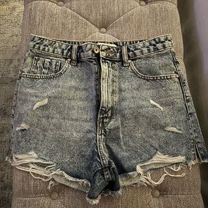 Zara High Rise Shorts 6